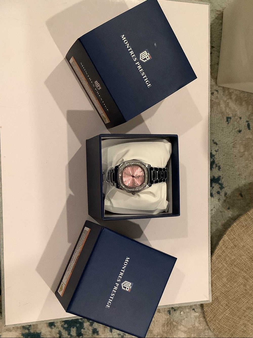 Women’s Stainless Steel Watch with Pink Dial - high end invicta brand